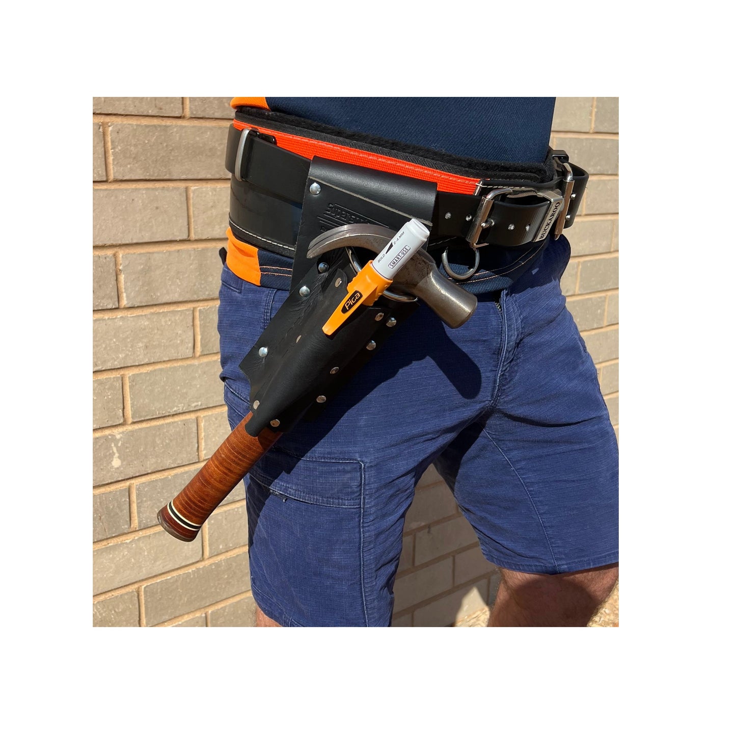 Huckleberry Angled Hammer Holster & Pica Pen Holder - Light 'N' Tough