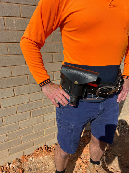 Supersonic Leather 6" Scraper Holster - for angled or straight scrapers