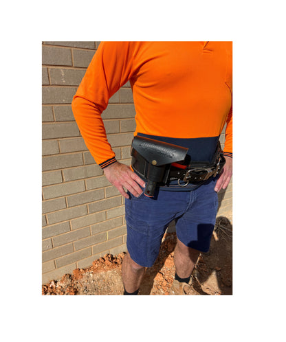 Supersonic Leather 6" Scraper Holster - for angled or straight scrapers