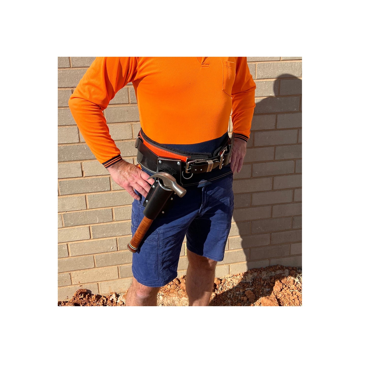 Huckleberry Angled Hammer Holster - Small Strap Light 'N' Tough